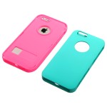 Funda Protector Mixto Apple Iphone 6 Antiderrapante Aqua / Rosa (17003907) by www.tiendakimerex.com